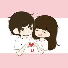 cute cartoon couple dp hd